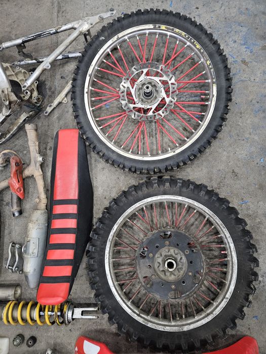 Honda CRF 250 4t części, 2009r plastiki, lagi, koła, bak zacisk moduł