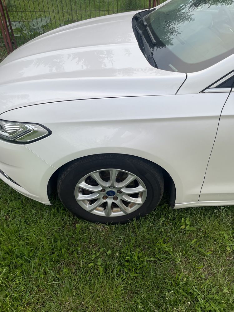 Ford mondeo mk5 kompletny przód biała perła id maska pas przedni