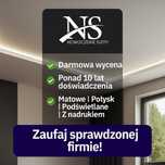 Profesjonalny montaż sufitów napinanych.