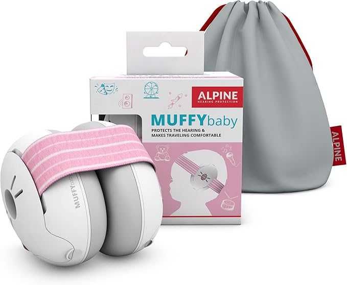 Alpine Muffy Baby nauszniki przeciwhałasowe, ochrona słuchu dla dzieci