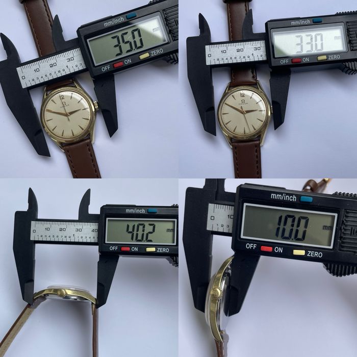Unisex pozłacana Omega REF. 2830–8 SC. CAL. 420 z 1956 roku