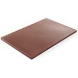 deska do krojenia haccp do mięsa i wędlin 450x300mm brązowa -  qmx
