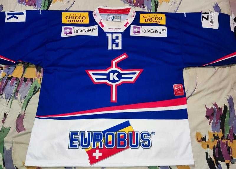 Хоккей, jersey EHC Kloten Ochsner Swiss, Kolping, XL