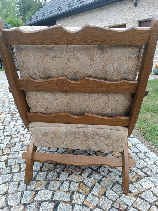 Fotele dębowe w stylu retro