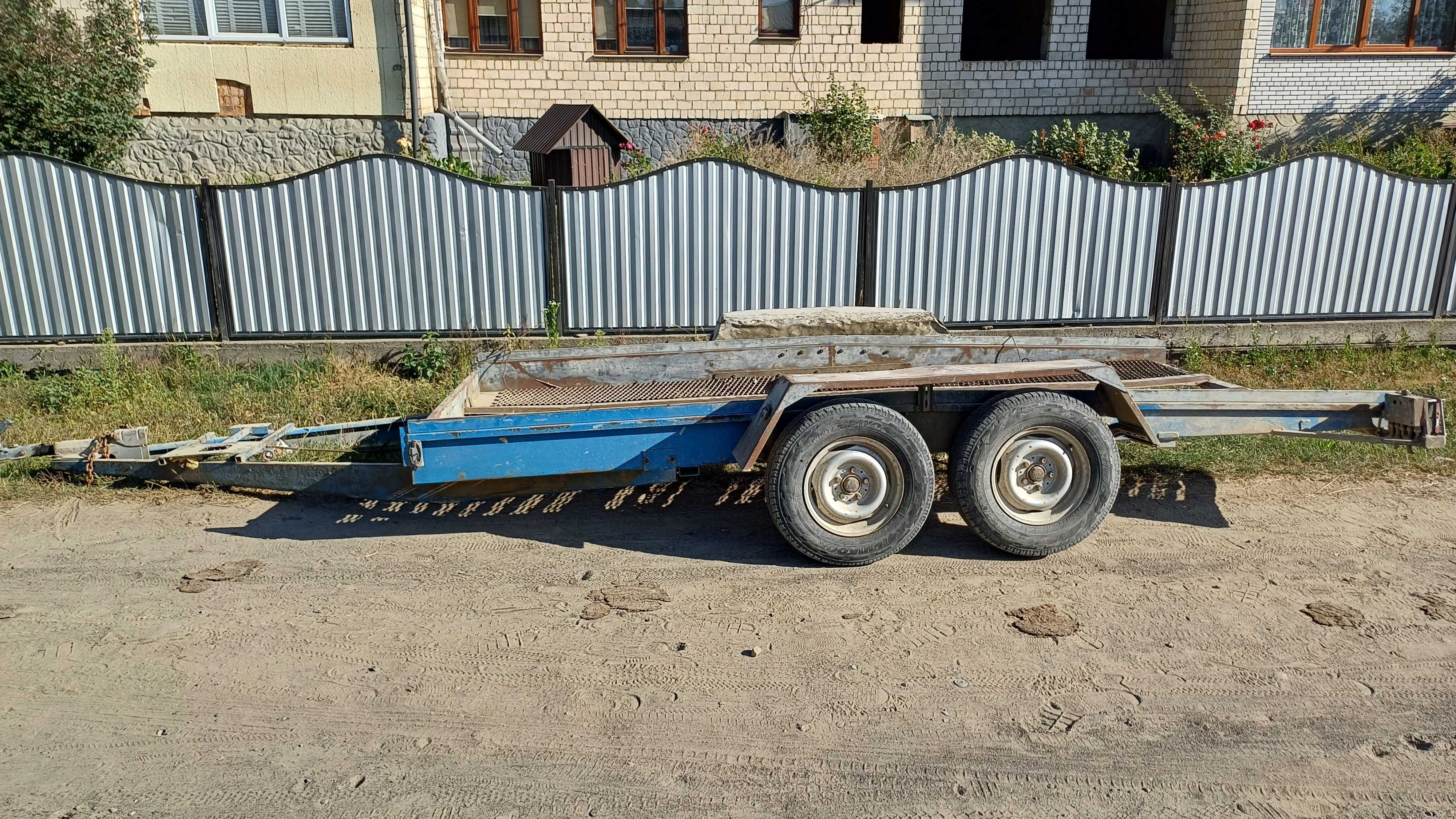 Прицеп лафета двух осний