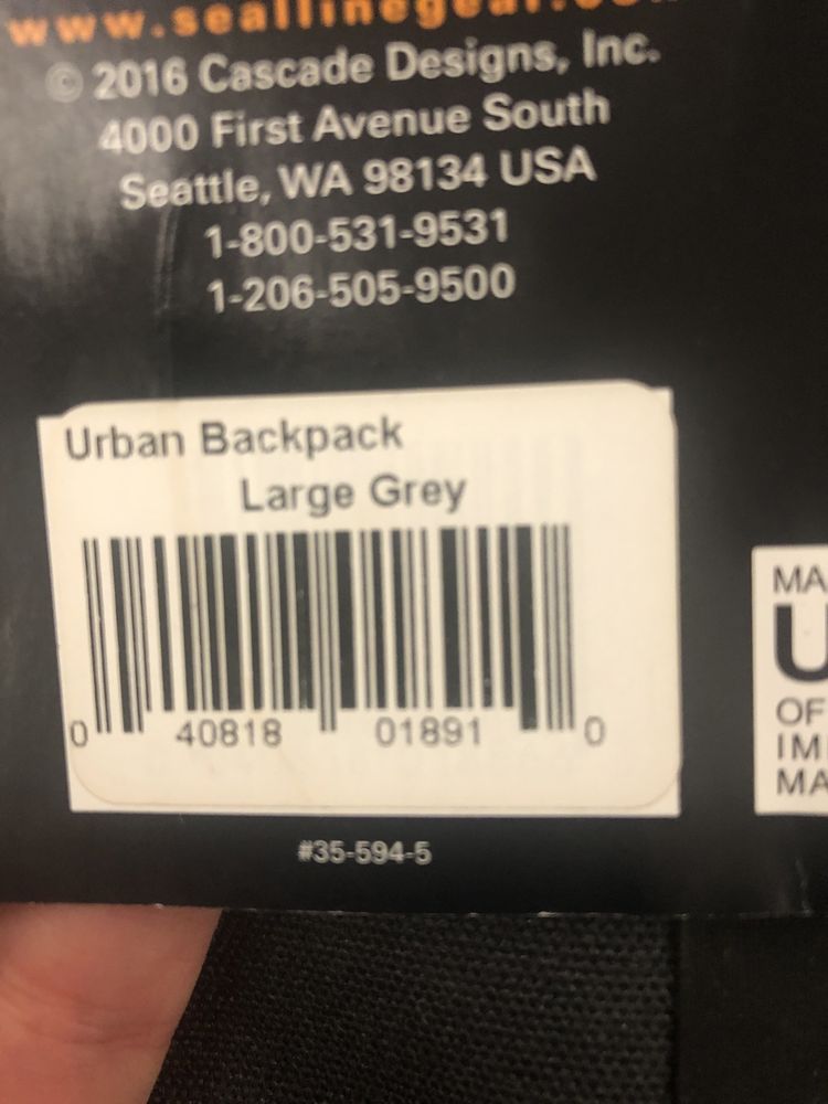 Seal line urban backpack