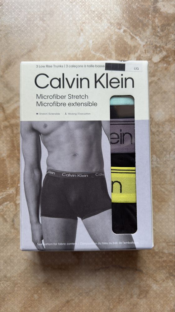 Мужские боксеры Calvin Klein труси чоловічі оригінал 3 шт набір
