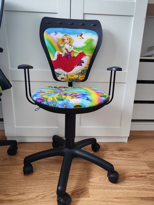 Krzesło biurowe fotel do biurka szkolne dla dziecka/nastolatka