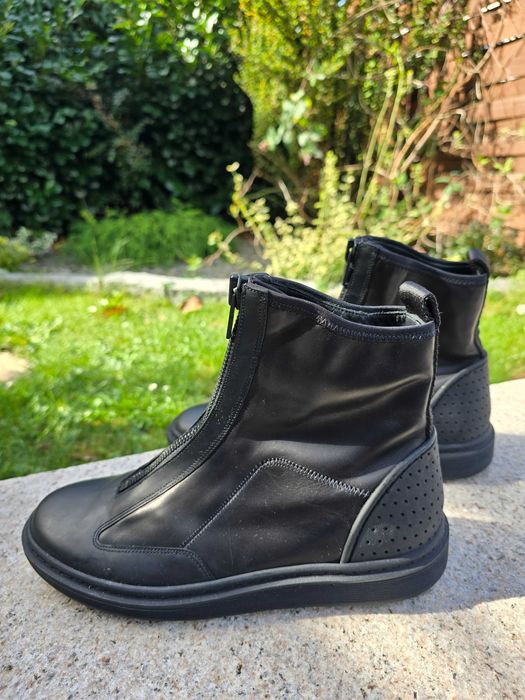 Aleksander Wang, botki H&M, buty, naturalna skóra