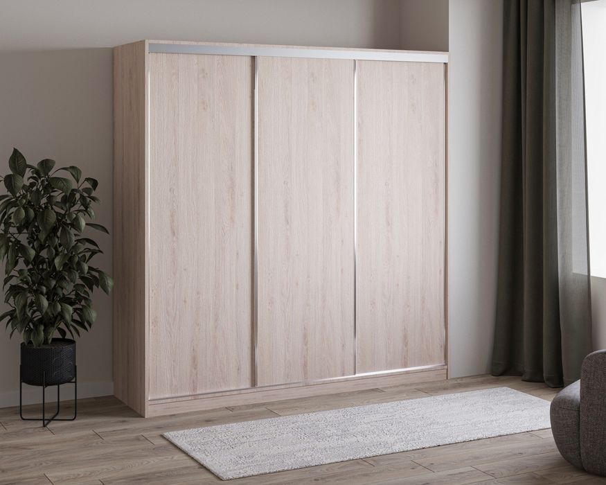 Duża szafa 3-drzwiowa 200 cm elegancka PROMOCJA