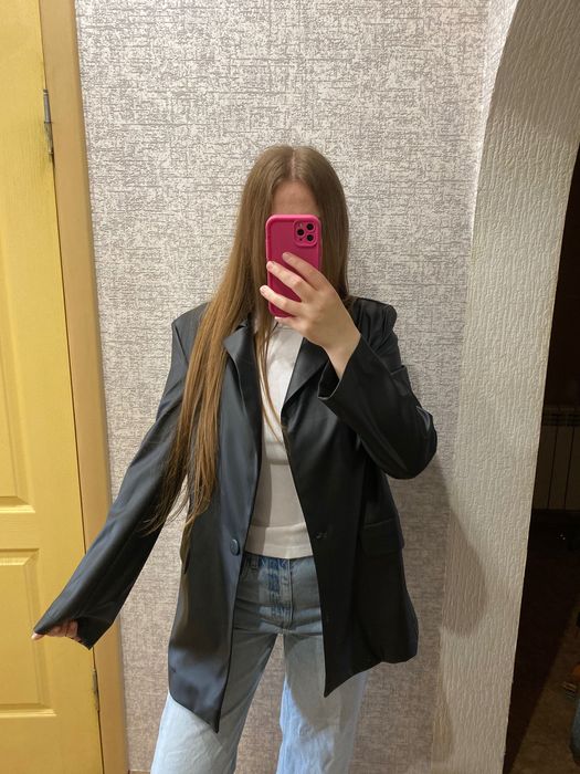 Піджак з еко шкіри