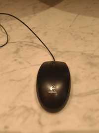 Logitech B100 czarna myszka komputerowa