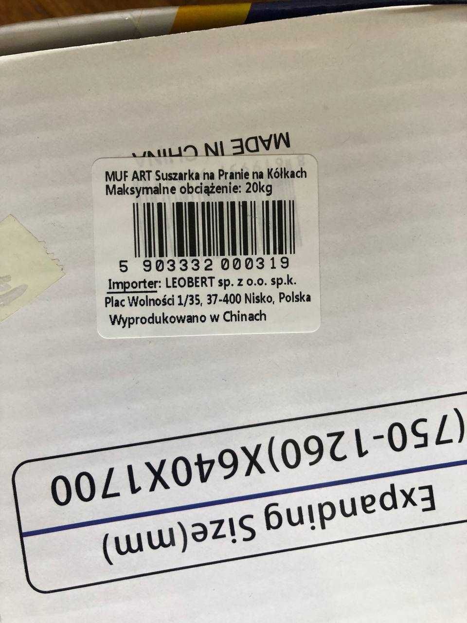 Suszarka na Pranie na Kólkach
