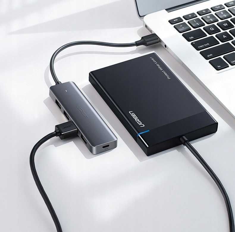 UGREEN hub rozdzielacz ADAPTER USB-C TYP-C NA 4x USB 3.0