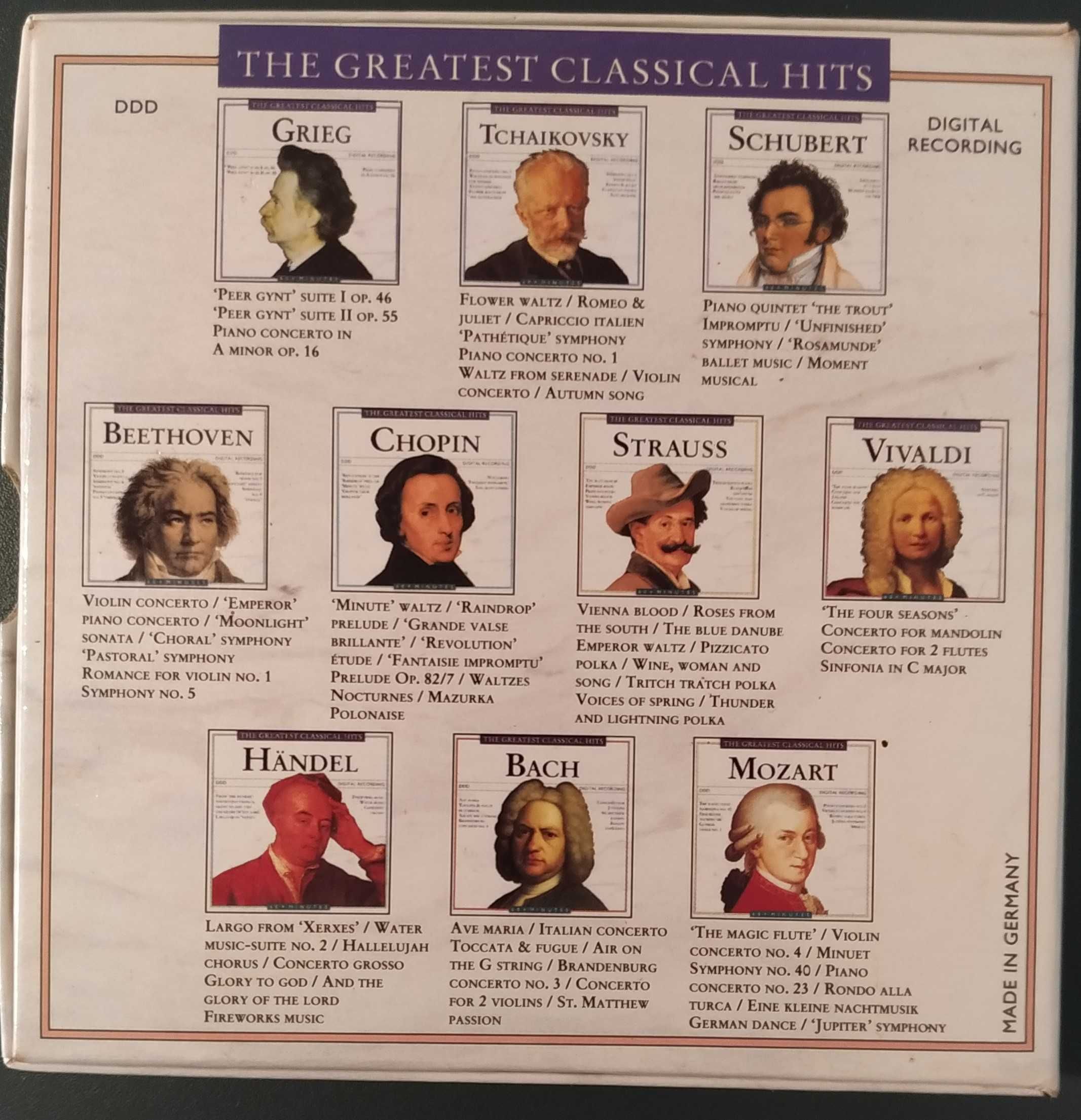 Colectânea 30 CD Greatest Classical Hits