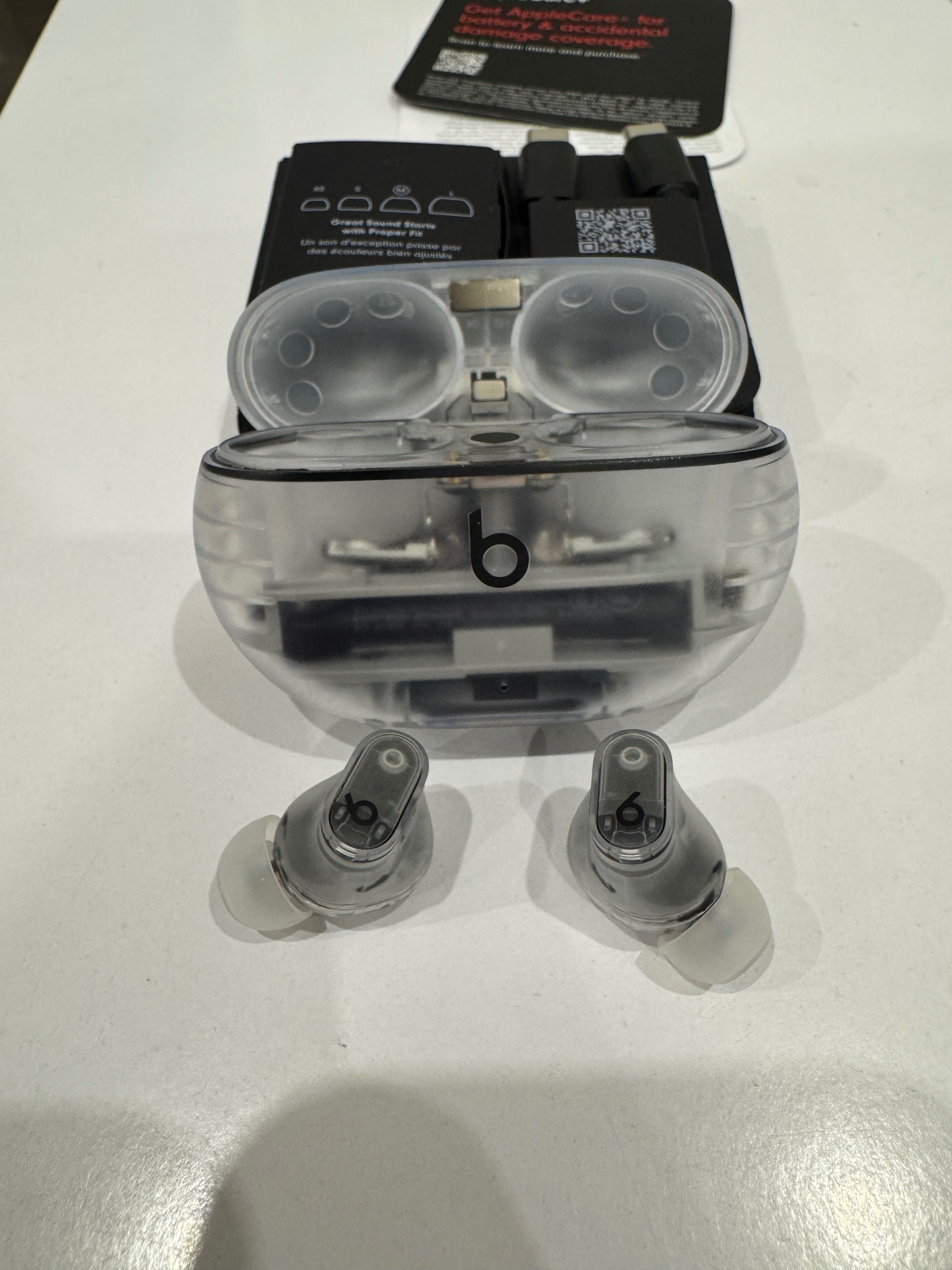 Навушники TWS Beats by Dr. Dre Studio Buds+ Transparent MQLK3 ГАРАНТІЯ
