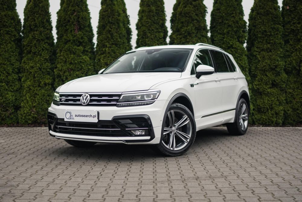 Volkswagen Tiguan 2.0 TSI, 4MOTION, R-Line, Salon PL, Bezwypadkowy, ASO, Panorama, Masaż