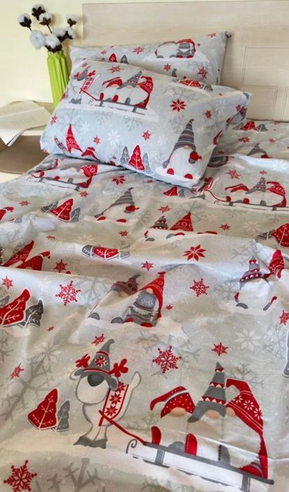 Новорічна постільна білизна бязь голд люкс