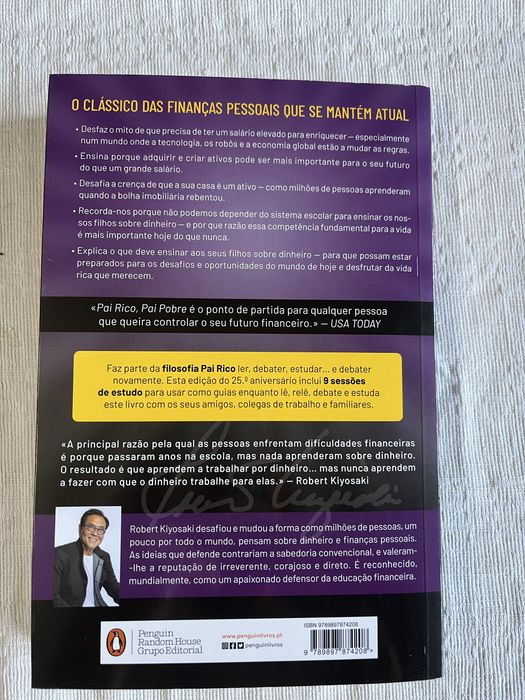 Livro “Pai Rico Pai Pobre”