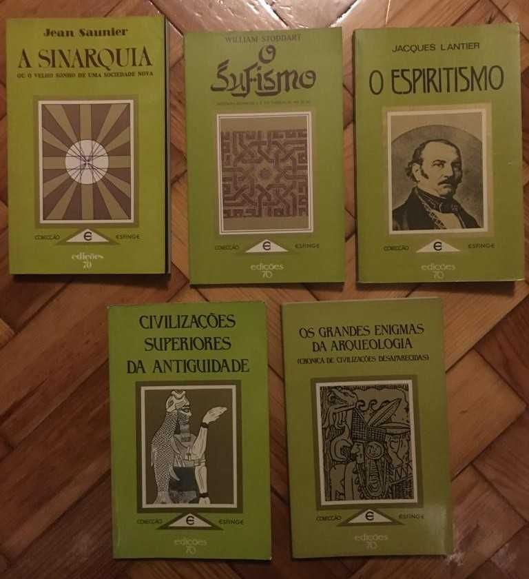 Vários livros da Colecção Esfinge