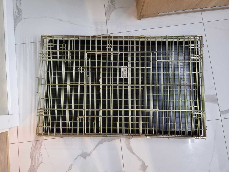 Klatka kennelowa dla psa NOWA, wytrzymała - 92 x 58 x 66 cm