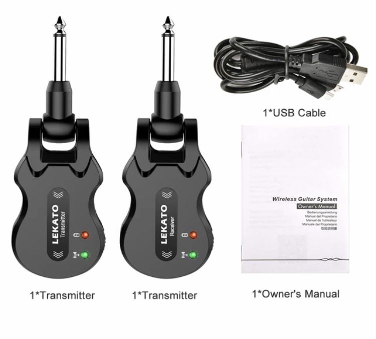 Lekato Ws-50 bezprzewodowy nadajnik gitarowy