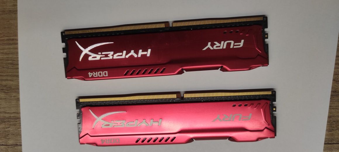 Ddr 4, Fury hyperx, 3200 MHz, 16 gb(2*8), KingBand4000 mhz, (2*8)
