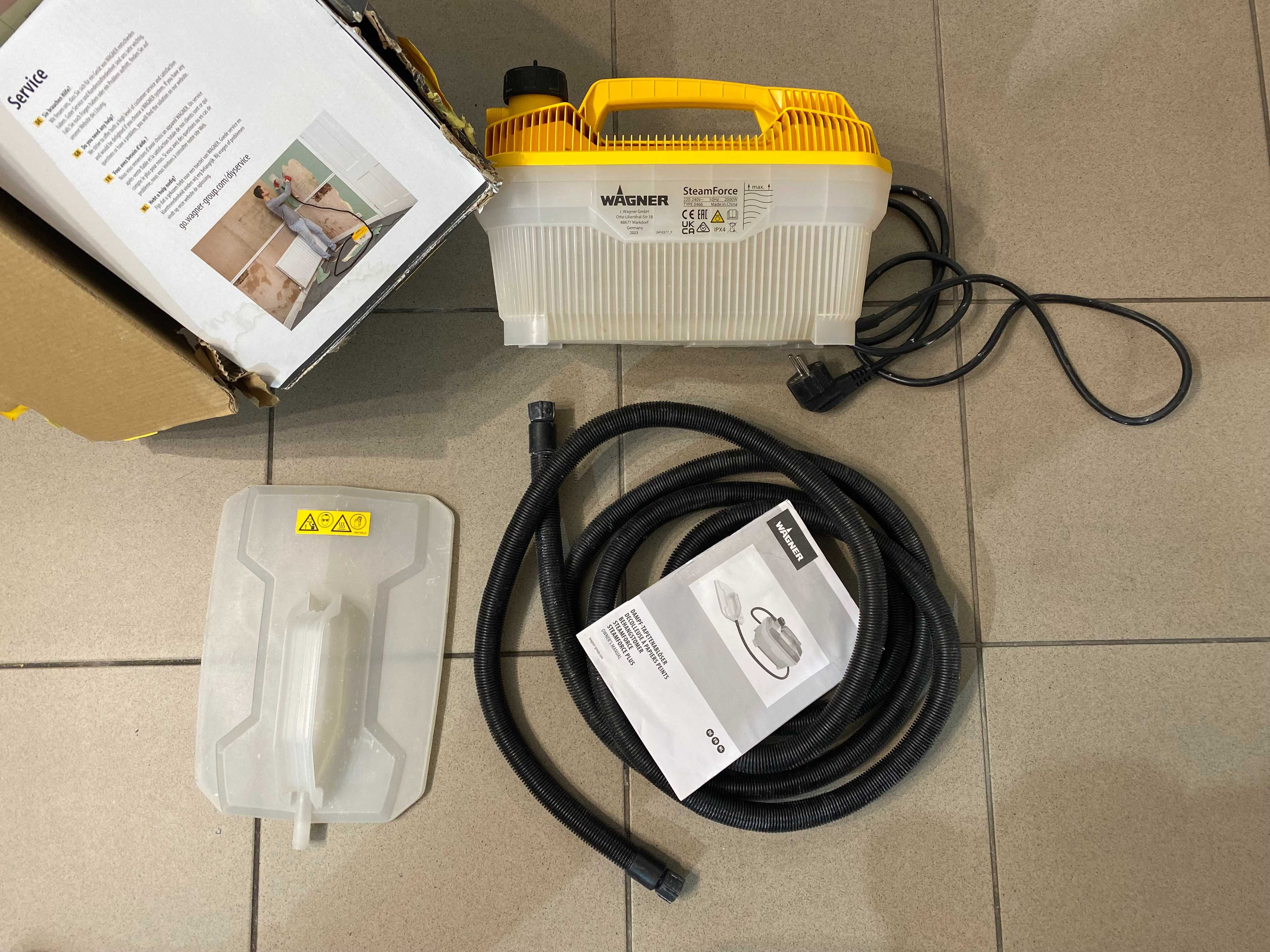 Parownica do usuwania tapet WAGNER STEAMFORCE 2000W 4L