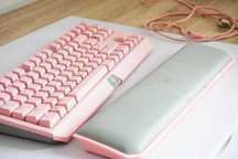 Klawiatura mechaniczna RAZER BlackWidow różowa sprawna