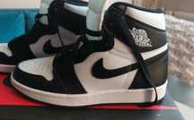 Nike jordan 1 czarne biale damskie meskie oryginalne jordany za kostke