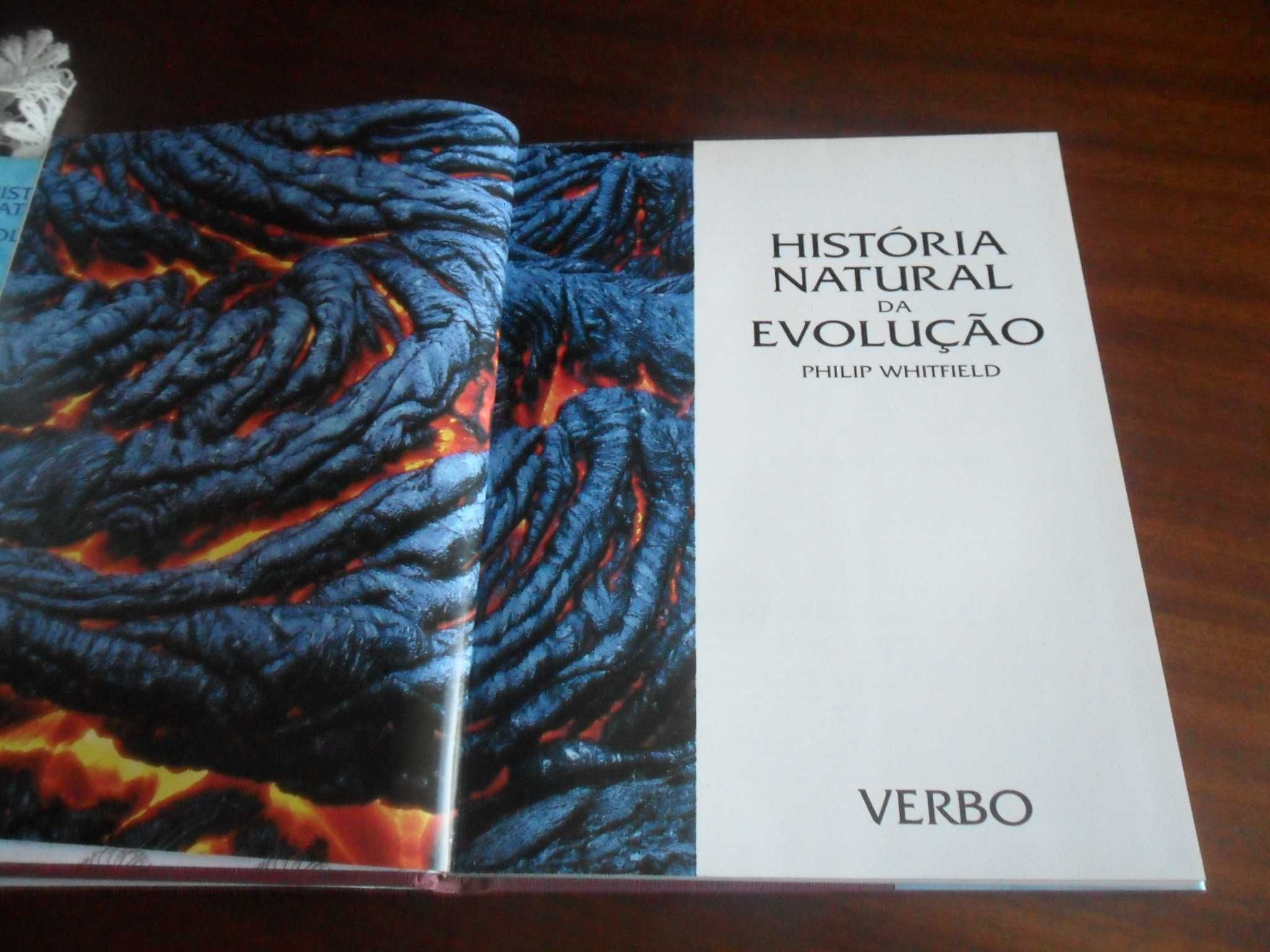 "História Natural da Evolução" de Philipe Whitfield - 1ª Edição 1994