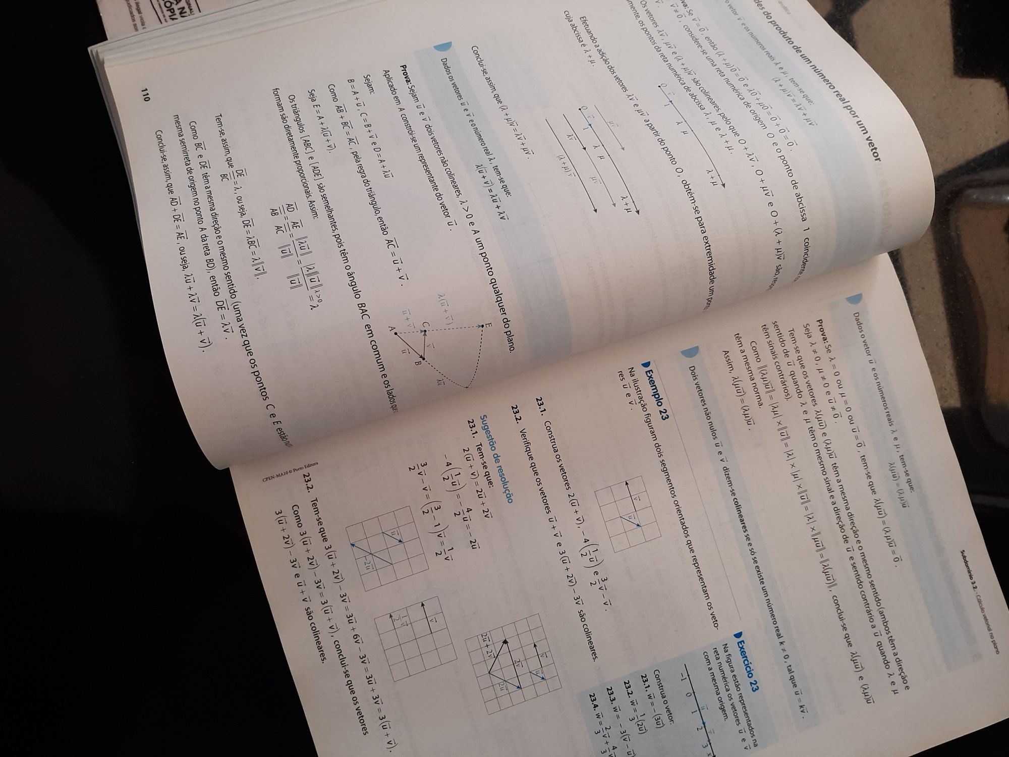 Livro manual escolar 10 ano EXAME Matemática como novo