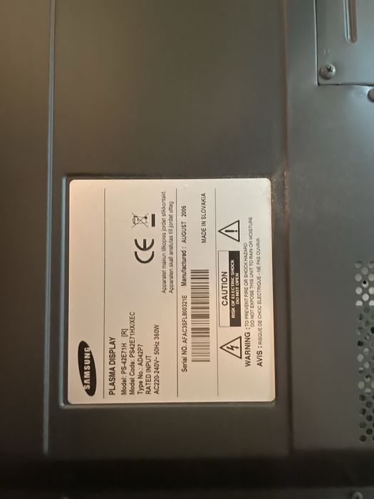 TV Samsung para peças