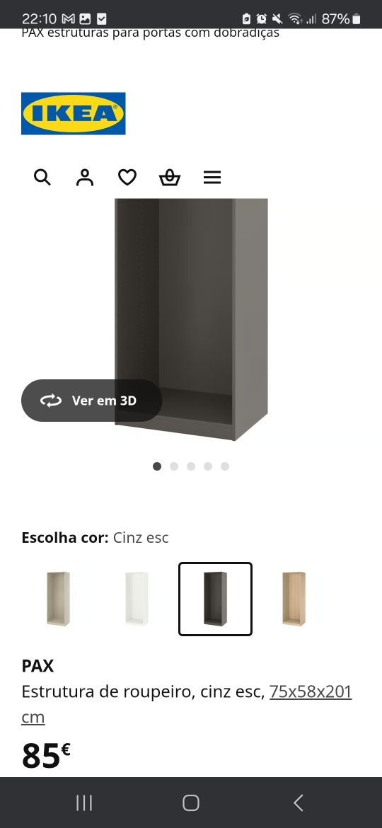Roupeiro IKEA PAX