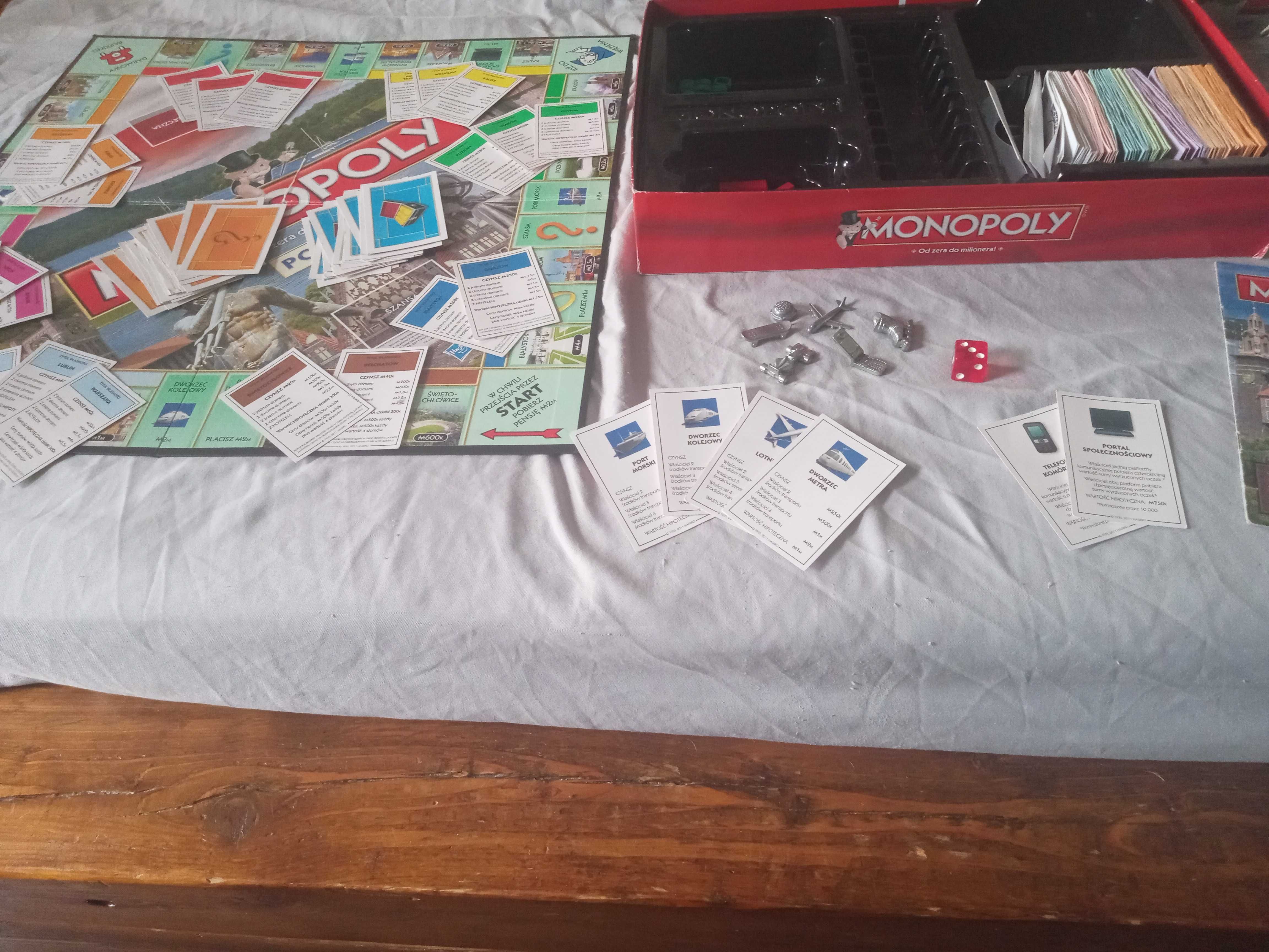 Gra planszowa Monopoly wersja polska