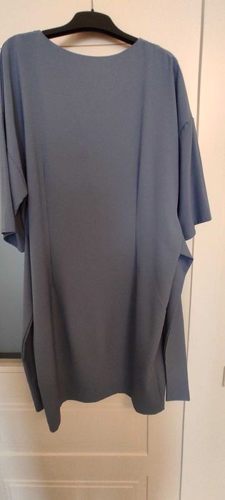 Літня сукня сіро-блакитного кольору