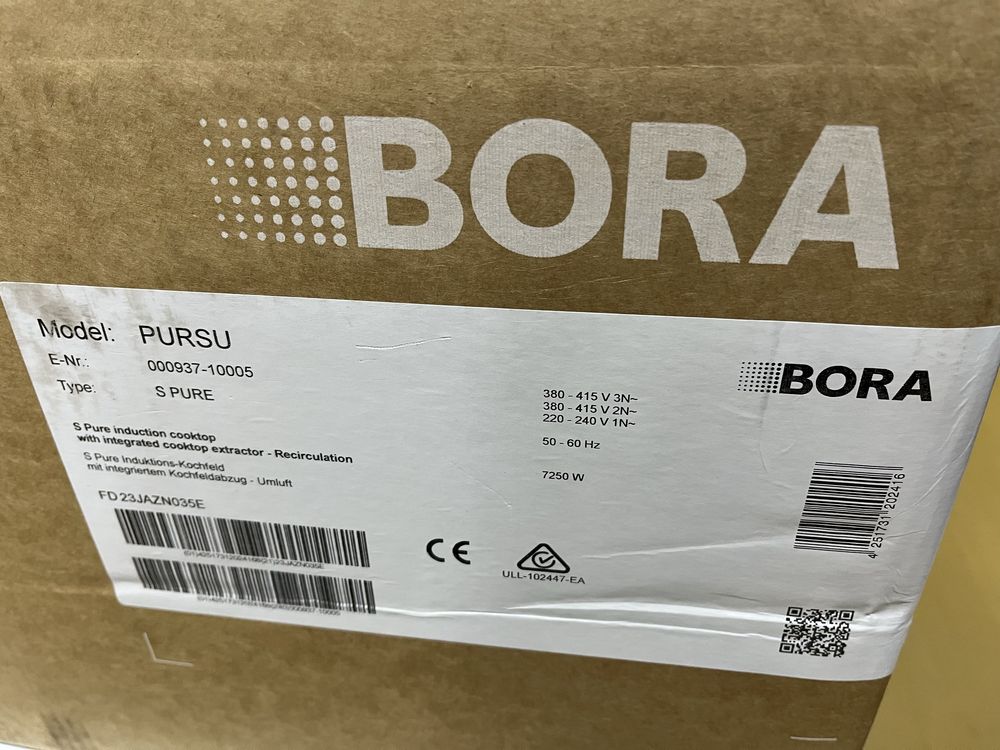 BORA S Pure płyta indukcyjna ze zintegrowanym wyciągiem 60 cm