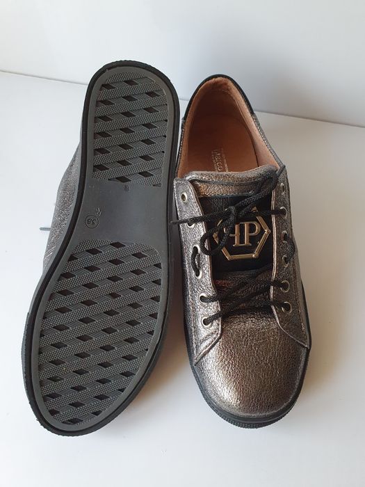 Кросівки жіночі, шкіряні, нові, р 37, оригінал Philipp Plein Київ Троя