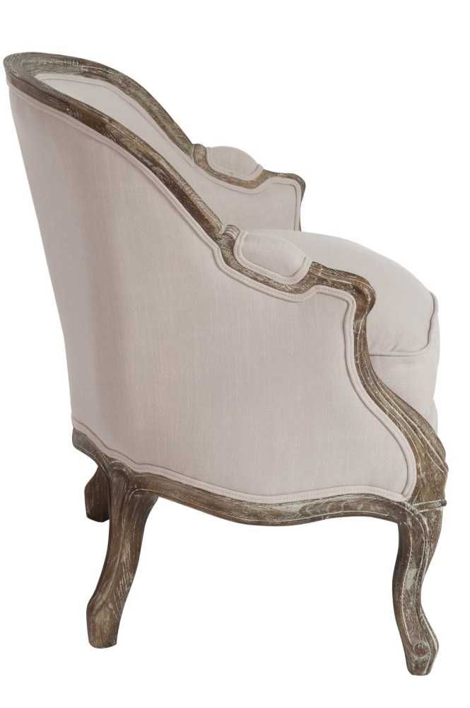 Queen Anne fotel  J-line Belldeco Blanc Mariclo Chic Antique