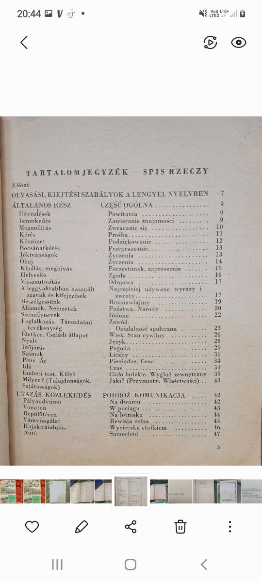 Książka Lengyl Tarsal gasi 1980rok