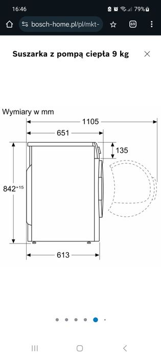 suszarka Bosch 9kg z szufladą