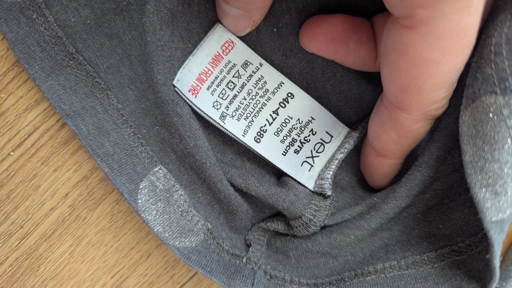 Zestaw Koszulki z długim rękawem NEXT dziewczynka 98