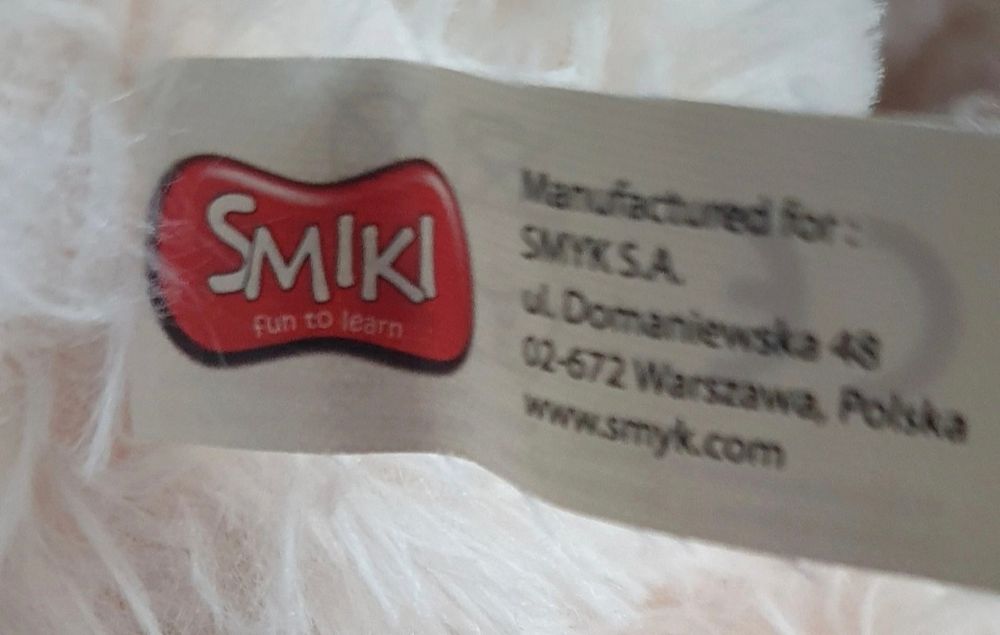 Kremowy miś smiki, miś smiki 50 cm, maskotka miś