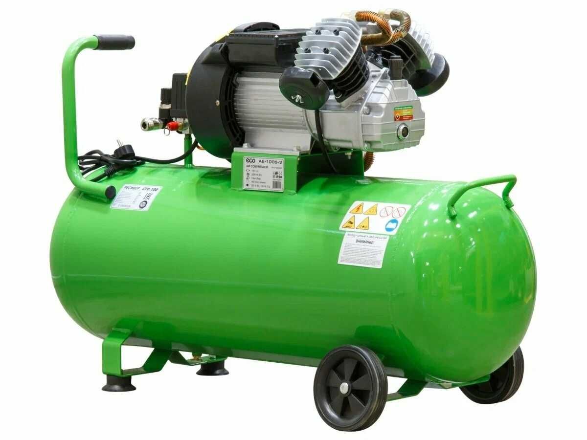Компресор ремінний ECO AE-1005-3 100л 2,8кВт 8атм 440л/хв компрессор