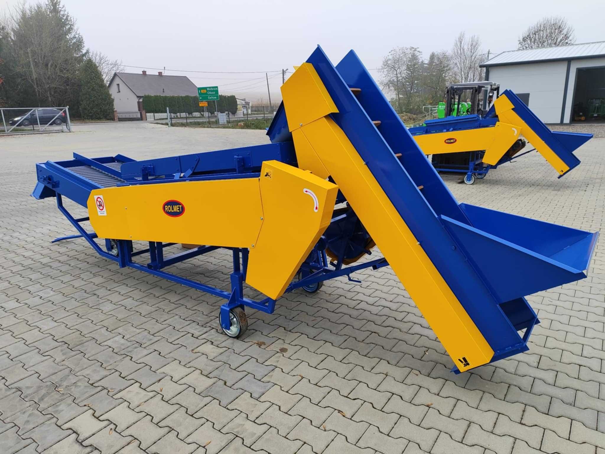 Sortownik do ziemniaków ROLMET M614/1 M614/2 stół na rolkach 2025