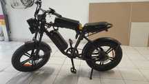 Biciclete eléctrica Engwe M20 modificada 1500W e travões hidráulicos
