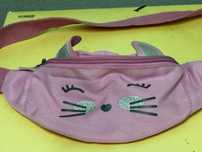 Bolsa de cintura gatinha para menina