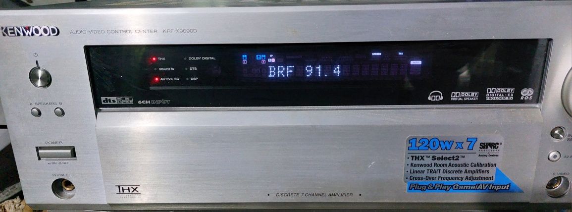 Amplituner Kenwood KRF-x9090D mocna i unikalny model