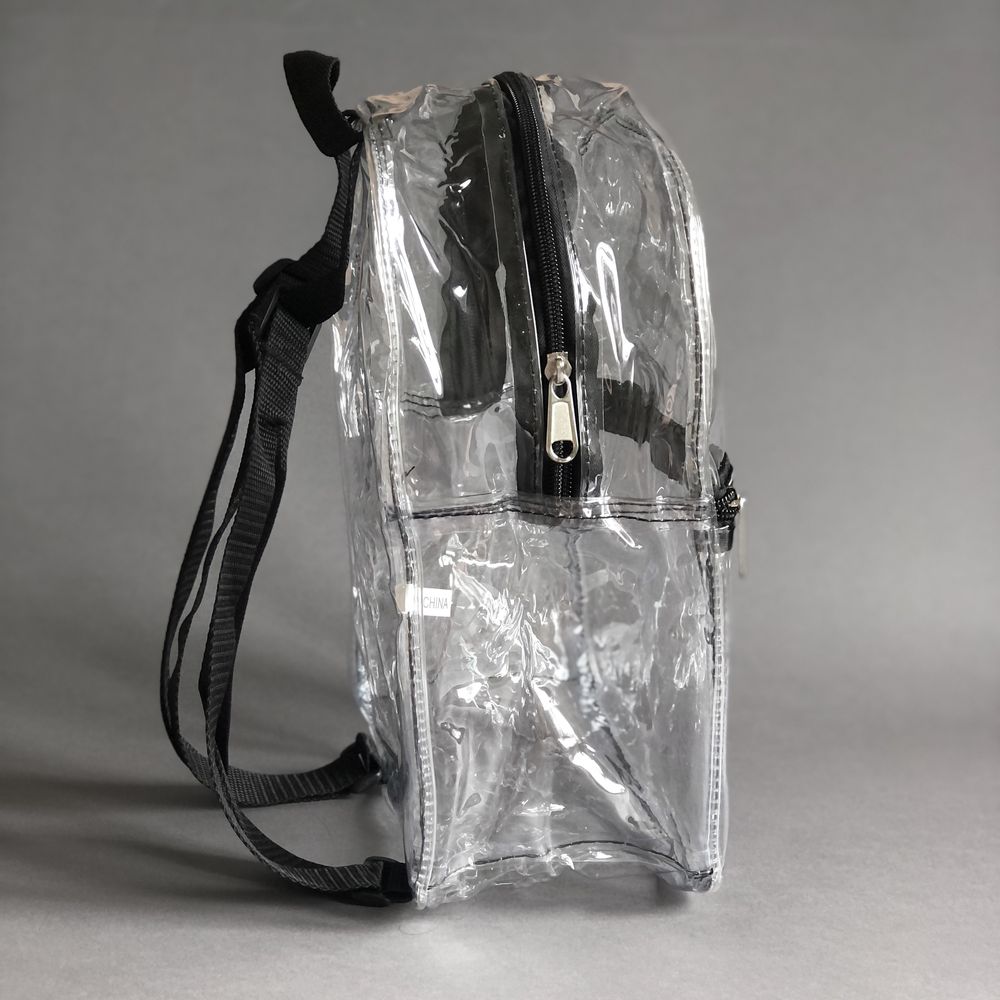 Прозрачный мини-рюкзак, сверхпрочный морозостойкий из ПВХ