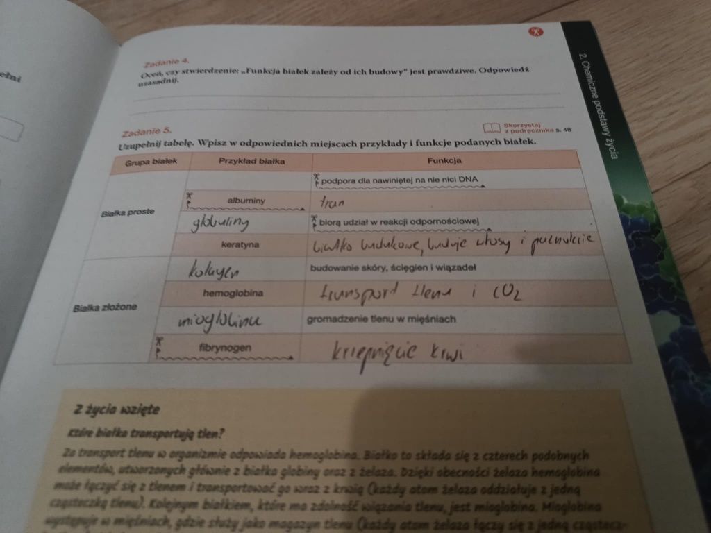 Nowa biologia na czasie karty pracy klasa 1 zakres podstawowy